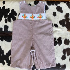 Boys thanksgiving smocked outfit 3M
